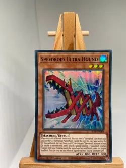 Speedroid Ultra Hound - Super Rare 1st Edition LED8-EN003 - LP - YuGiOh - Image 1