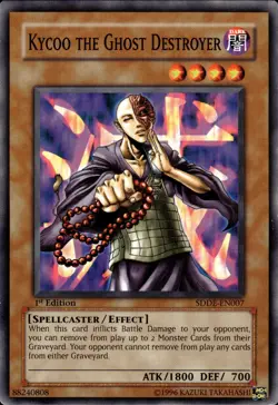 Kycoo The Ghost Destroyer - 1st Edition SDDE-EN007 - MP - YuGiOh - Image 1