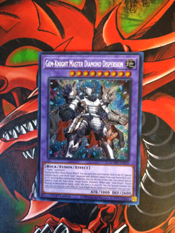Gem-Knight Master Diamond Dispersion - BLMM-EN020 - Secret Rare 1st Ed Yugioh NM - Image 1