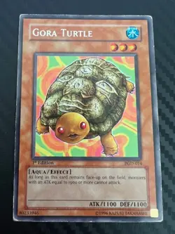 Yugioh Gora Turtle PGD-014 Rare 1st Edition HP - Image 1