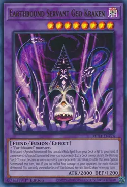 Earthbound Servant Geo Kraken - MP24-EN276 - Ultra Rare - 1st Edition NM YuGiOh! - Image 1