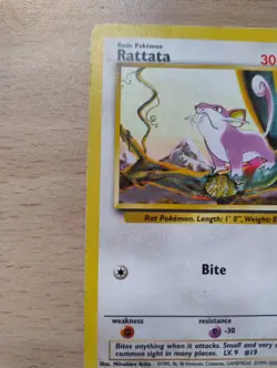 Pokemon Card: Rattata 89/130 - Base Set 2 - Common (MP) - Image 3