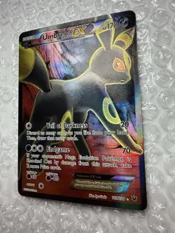 Pokemon Fates Collide Umbreon EX 119/124 Full Art Holo Pokemon Card Nearmint NM+ - Image 4