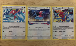 Porygon Prygon2 Porygon-Z NM 140+141+142/196 - Lost Origin Sw/Sh Pokemon Card - Image 1