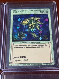 CannaBeast TCG 11 Card Lot 🔥 4 Holo/7 Non Holo “Hybrid” Series CCG, 1st Edition - Image 5