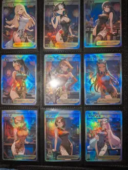 Bea New Years CUSTOM Waifu Holo Textured Full Art Trainer Card Pokemon - Image 3