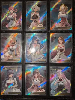 Nessa Valentines CUSTOM Waifu Holo Textured Full Art Trainer Card Pokemon - Image 2