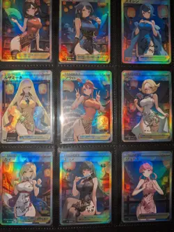 Sonia New Years CUSTOM Waifu Holo Textured Full Art Trainer Card Pokemon - Image 4