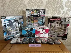 Pokemon Black Bolt & White Flare Bundle ETB Binder Poster Unova Mini Tins NEW - Image 1