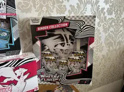 Pokemon Black Bolt & White Flare Bundle ETB Binder Poster Unova Mini Tins NEW - Image 4