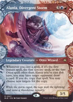 Alania, Divergent Storm (Showcase) Bloomburrow - Magic MTG NM - Image 1
