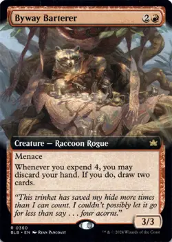 Byway Barterer (Extended Art) Bloomburrow - Magic MTG NM - Image 1