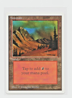 Magic the Gathering ~ MTG ~ 1x Mountain (C) ~ UNLIMITED ~ M/NM ~ - Image 1