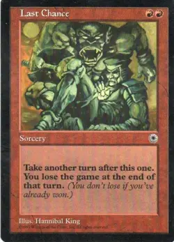 MTG: Portal: Last Chance: Lightly Played Condition - Image 1