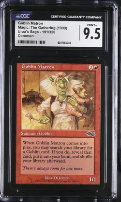 GOBLIN MATRON Urza's Saga C CGC 9.5 MTG [Nostalgium] - Image 1