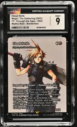 NAJEELA, THE BLADE-BLOSSOM Final Fantasy Cloud Strife CGC 9 MTG EDH - Image 1