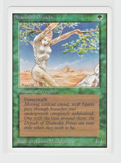 Magic the Gathering ~ MTG ~ 1x Shanodin Dryads ~ UNLIMITED ~ M/NM ~ - Image 1