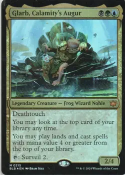 MTG: Bloomburrow: Foil Glarb, Calamity's Augur: Lightly Played Condition - Image 1
