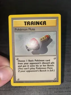 Carte Pokemon Flute 86/102 Set De Base Wizard Anglais Occasion - Image 3
