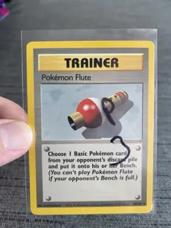 Carte Pokemon Flute 86/102 Set De Base Wizard Anglais Occasion - Image 5
