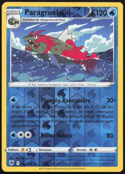Carte Pokemon Paragruel de Hisui 044/189 Reverse Astres Radieux Francais - Image 1