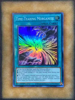 Yugioh Time-Tearing Morganite CYAC-EN067 Super Rare 1st Ed NM - Image 1