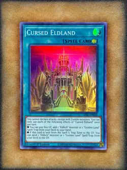 Yugioh Cursed Eldland SESL-EN028 Super Rare 1st Ed NM - Image 1