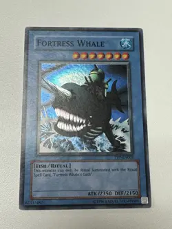 Yugioh! HP Fortress Whale - TP7-EN003 - Super Rare - Unlimited Edition Heavily P - Image 1