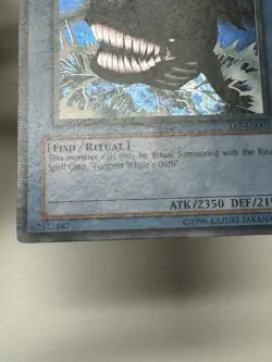 Yugioh! HP Fortress Whale - TP7-EN003 - Super Rare - Unlimited Edition Heavily P - Image 4