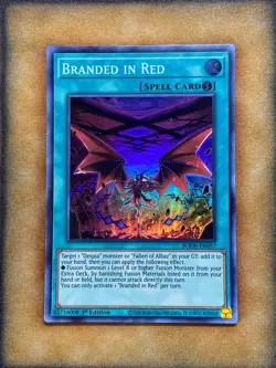Yugioh Branded in Red BODE-EN057 Super Rare 1st Ed NM - Image 1