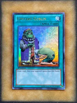 Yugioh Upstart Goblin LCYW-EN265 Ultra Rare 1st Ed LP - Image 1