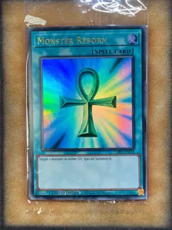 Yugioh Monster Reborn LART-EN074 Ultra Rare Lost Art Promo SEALED! - Image 1