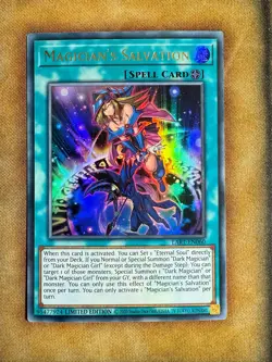 Yugioh Magician's Salvation LART-EN060 Ultra Rare Lost Art Promo NM - Image 1