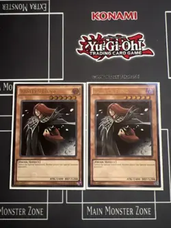 YuGiOh! Vanity's Fiend OP01-EN002 Ultimate Rare NM Near Mint X2 - Image 1