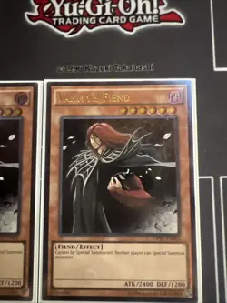 YuGiOh! Vanity's Fiend OP01-EN002 Ultimate Rare NM Near Mint X2 - Image 3
