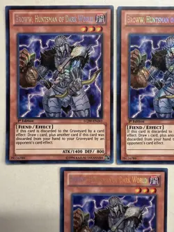 Yugioh Broww, Huntsman of Dark World LCJW-EN243 Secret Rare 1st Ed NM | PLAYSET - Image 5