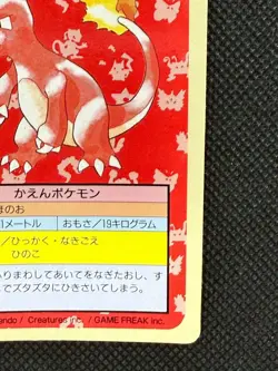 Pokemon Card Japanese Charmeleon No. 005 Top sun Topsun Nintendo 1995 Blue Back - Image 5