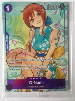 O-Nami (Illustration Box Vol.1) OP05-062 One Piece Promotion Cards Foil (Sealed) - Image 1