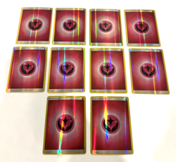 SET OF 10 POKEMON TCG SUN & MOON REVERSE HOLO PINK FAIRY ENERGY CARD LOT 2017 - Image 1
