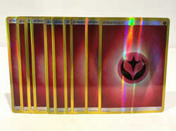 SET OF 10 POKEMON TCG SUN & MOON REVERSE HOLO PINK FAIRY ENERGY CARD LOT 2017 - Image 4