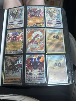 Pokemon Card Binder with Rare Pokemon, Most In Good Condition. *binder included* - Image 1