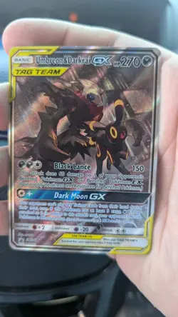Pokemon TCG Umbreon & Darkrai GX SM241 Sun & Moon Promo Card - Image 1