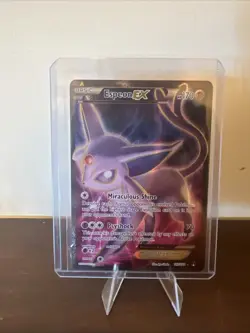 Pokemon TCG Espeon-EX XY Breakpoint Holo Full Art Ultra Rare Card 117/122 MINT - Image 1