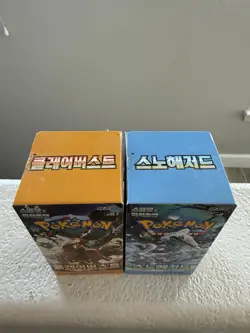 Pokemon Card Scarlet&Violet Snow Hazard+Clay Burst Booster Box SETS Korean 6 PCS - Image 4