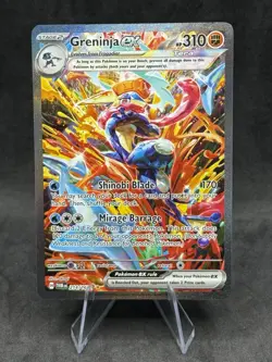 2024 POKEMON GRENINJA EX TWILIGHT MASQUERADE SPECIAL ILLUSTRATION #214/167!! - Image 2