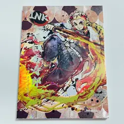 Demon Slayer Premium ultra thick INK holo foil card ccg - Rengoku (006/130) - Image 1