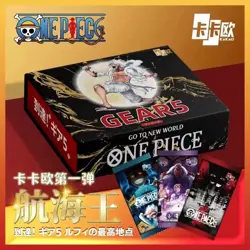 One Piece Trading Card Deluxe Premium Box Anime CCG Gear 5 New World Box - Image 1
