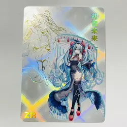 Goddess K1 Waifu Collection Anime Trading Card - ZR - Hatsune Miku - Image 1