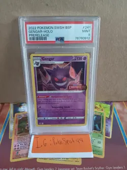 Pokemon 2022 Lost Origin Gengar Promo SWSH241 PSA 9 Mint - Image 3