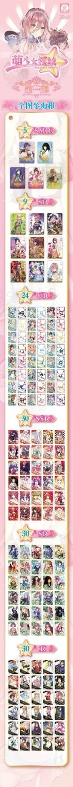 Goddess Story Doujin Moe Girl 's Domain Anime Waifu Collector's Card Box NEW - Image 2